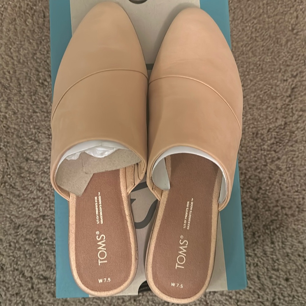 Tom’s Jade mules/ slides